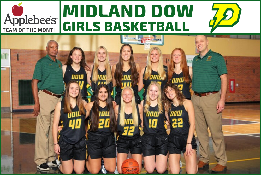 Team of the Month Midland Dow Girls Basketball Michigan High School