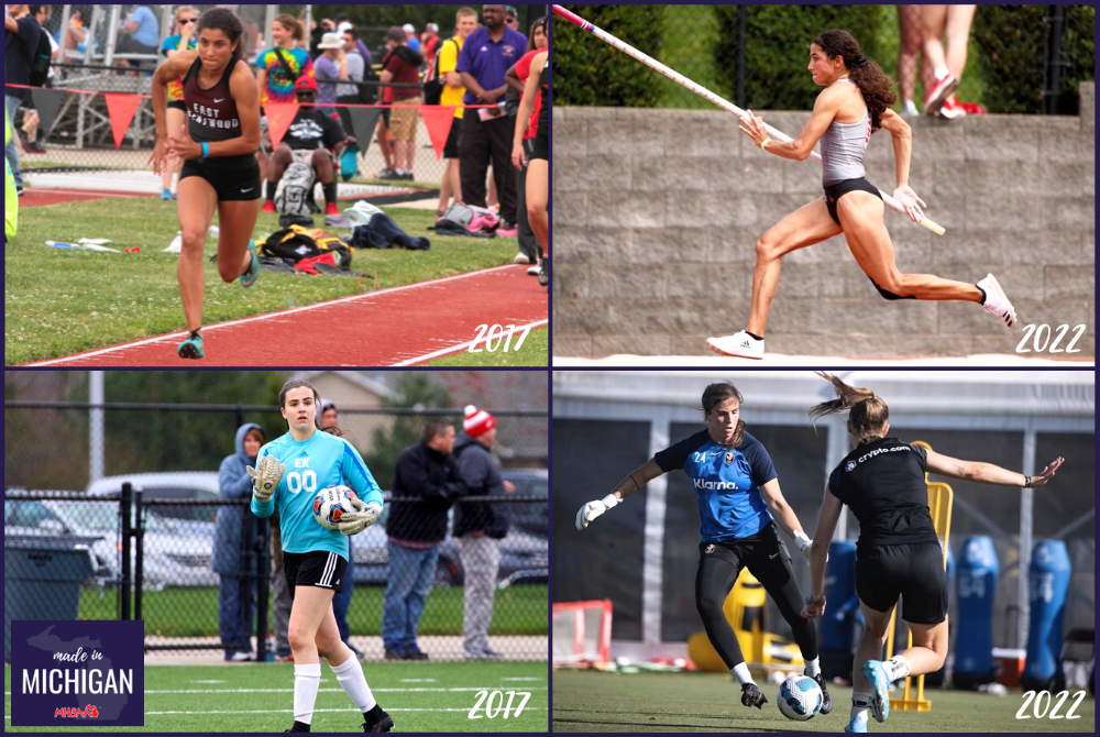East Kentwood girls soccer and girls track & field