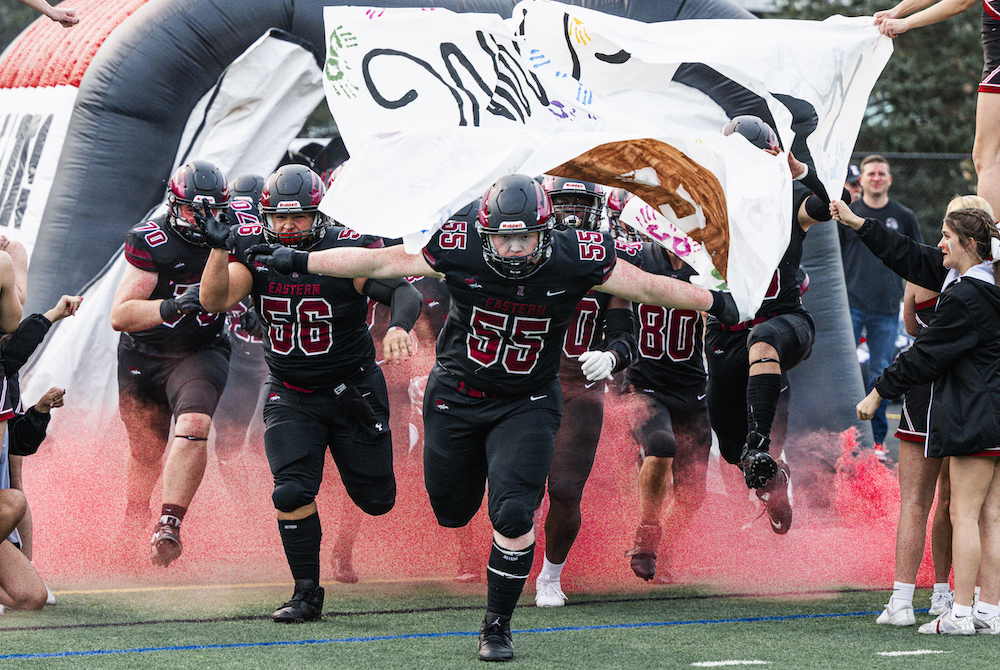 Ada Forest Hills Eastern takes the field this season for its game against Hudsonville Unity Christian.