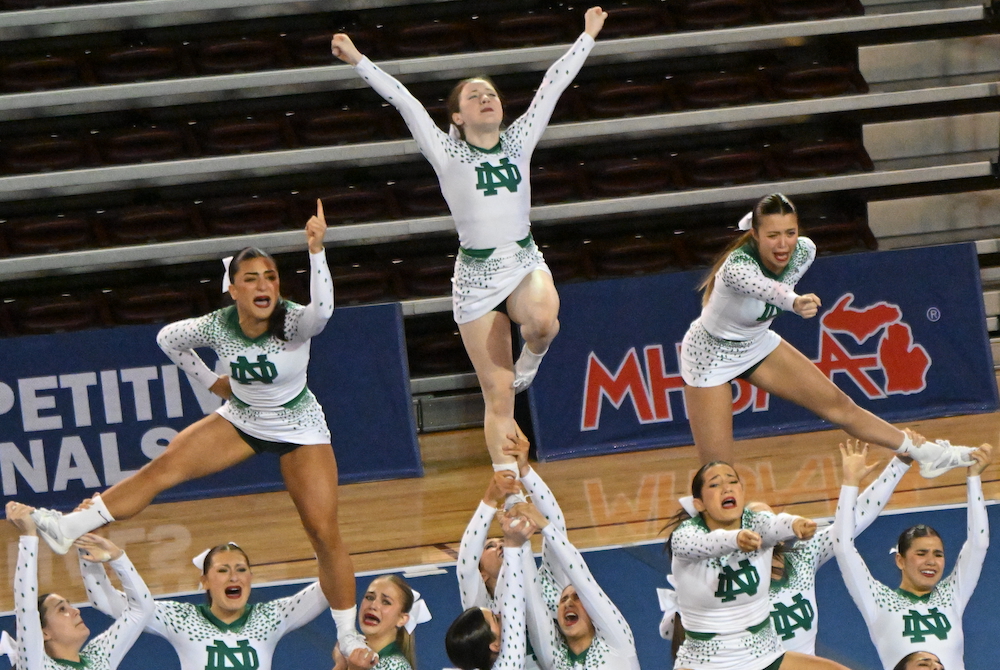 Pontiac Notre Dame Prep competes during Saturday's Division 3 Final.