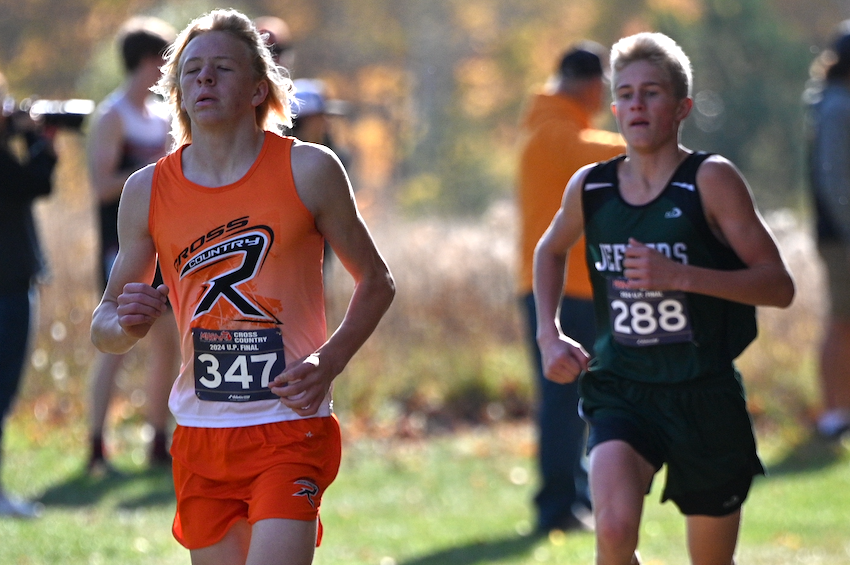 Rudyard's Steven Kirschner (347) and Jeffers' Cameron Anderson (288) are in the second and third position, respectively, after about one-third of the Division 2 race. 