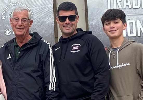 From left: Mike VanderVelde, Michael VanderVelde, and Michael’s son Hayden.